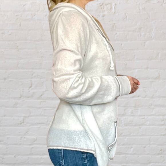 Glen Arbor Tissue Fleece Hoodie L Pink Y2K Vintage Pullover Cozy Fall Gift - Picture 6 of 10